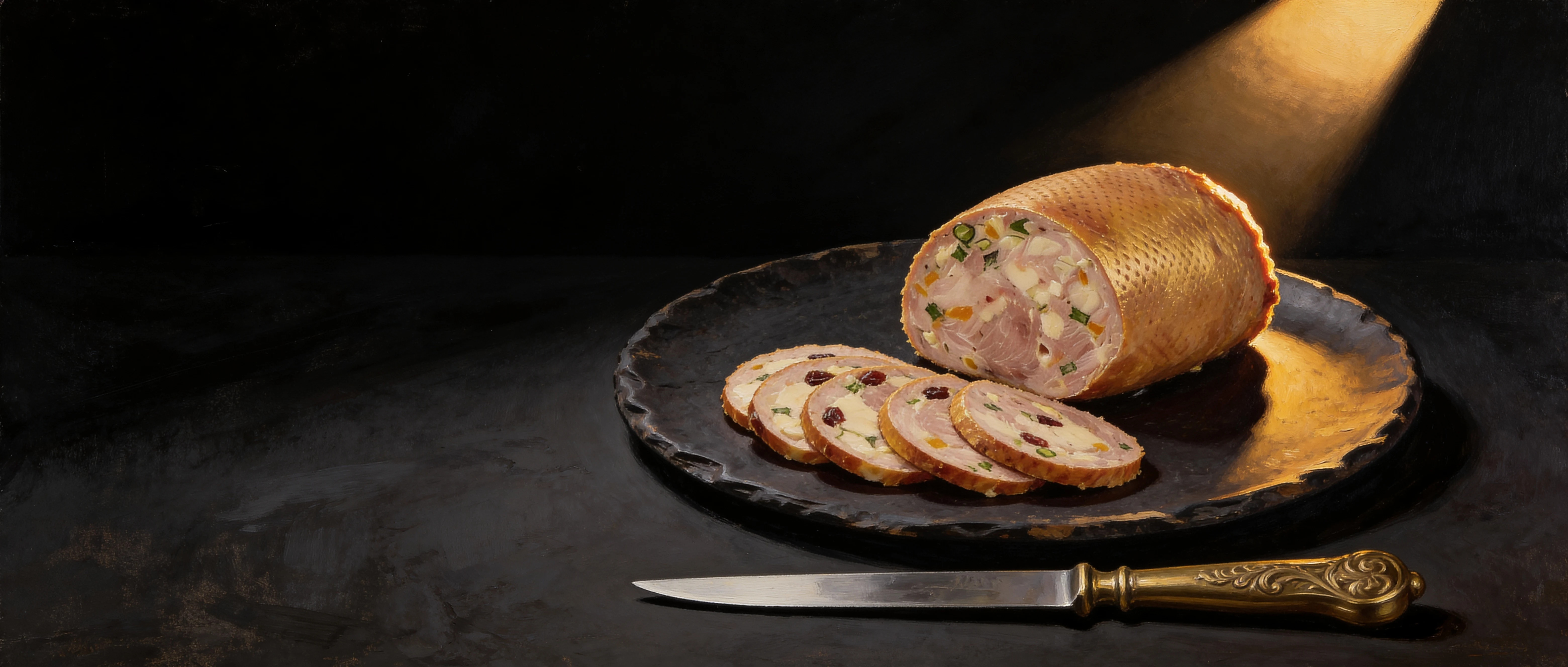 Galantina de pavo artesanal para Navidad en Bogotá